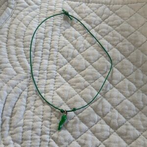 Green Charm Bracelet